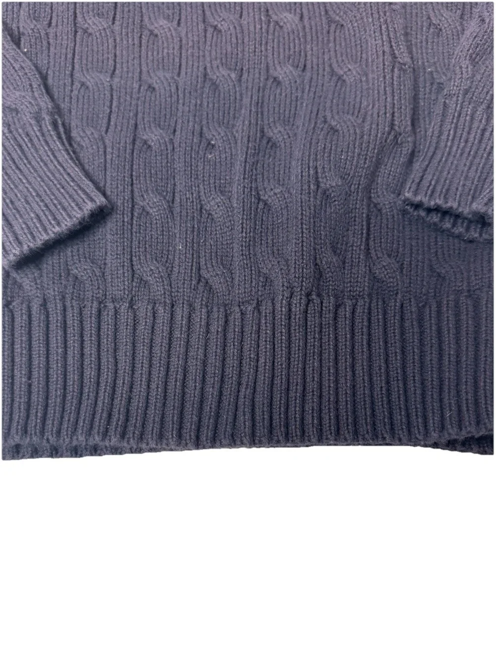 Polo Ralph Lauren Cable Knit Boys Sweater Sz 7 Preppy Modern Kids Red Pony Logo